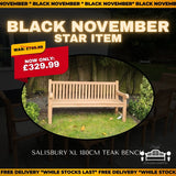 Salisbury Teak Wood Garden Bench | 4 Seater