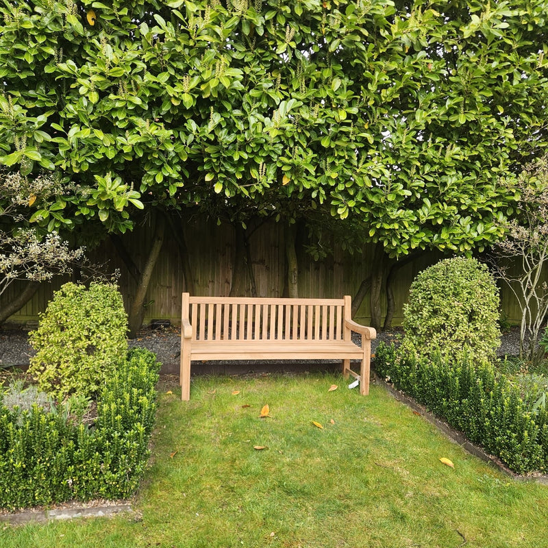 Salisbury Teak Wood Garden Bench | 4 Seater