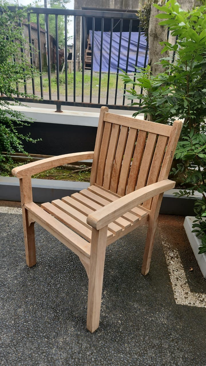 Westminster Teak Wood Outdoor Dining Set | 6 Seater | With Weatherproof Cushions