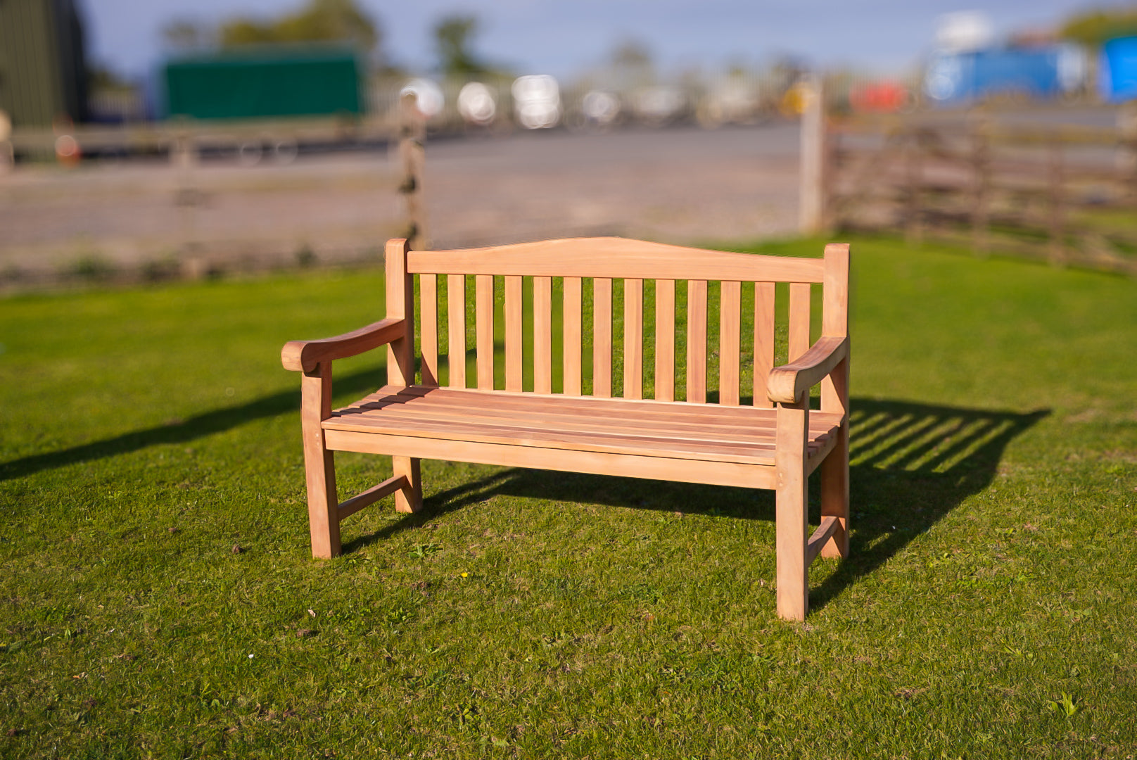 XL Oxford Park Bench | Teak Wood Garden Bench | 3 Seater