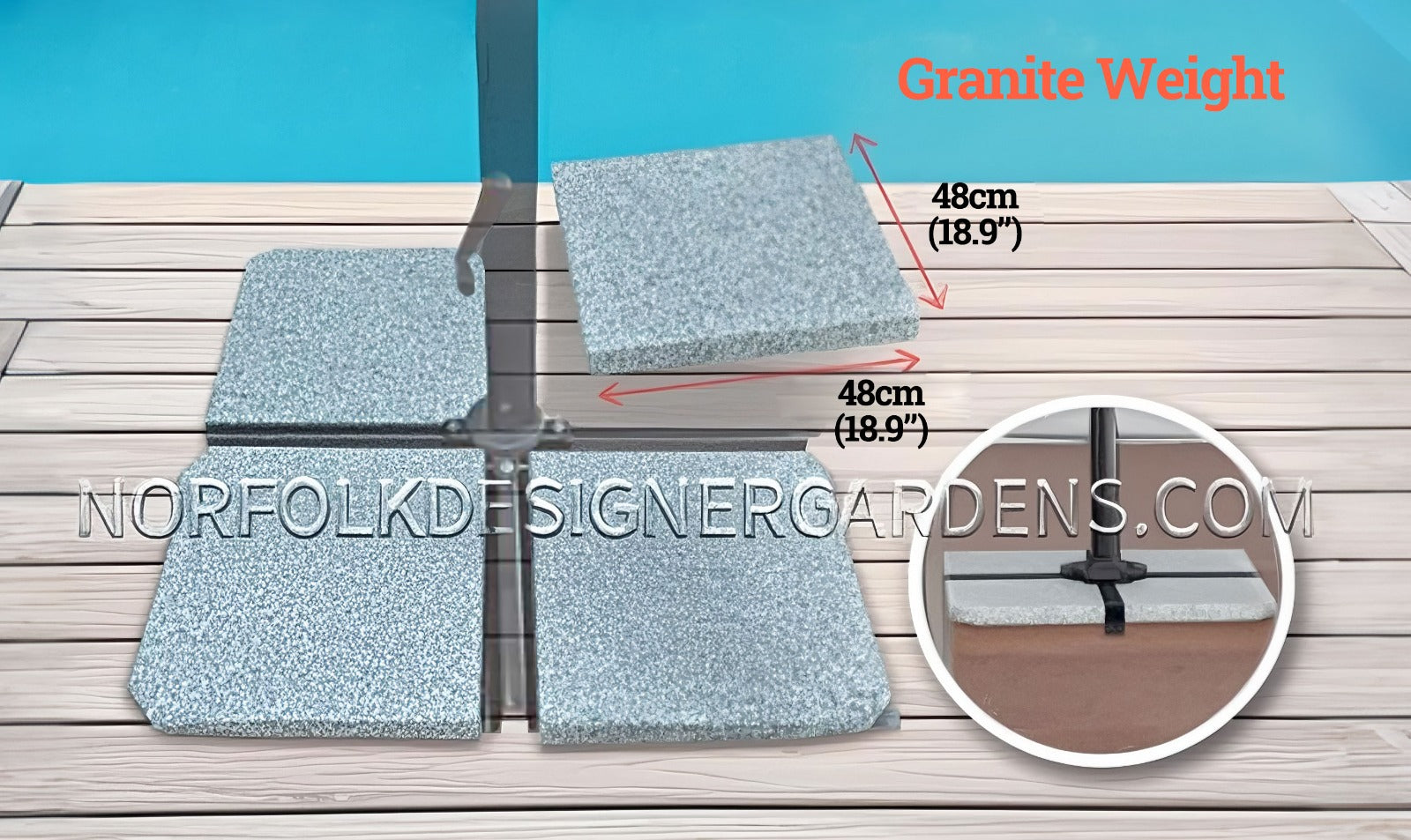 Granite Umbrella Base