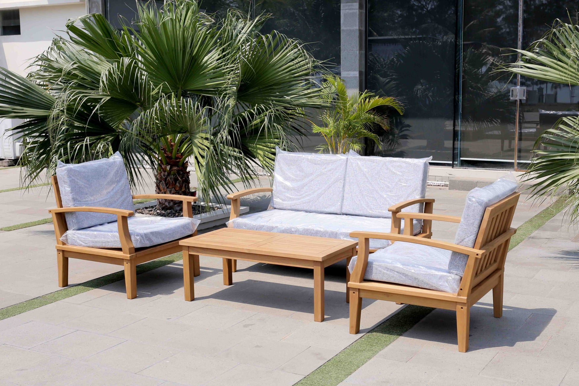 Danielle Teak Sofa Set