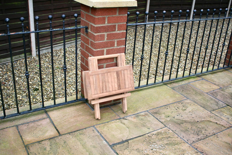 Folding Square Teak Picnic Table