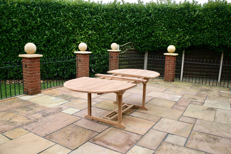 The Heritage Teak Extending Dining Table