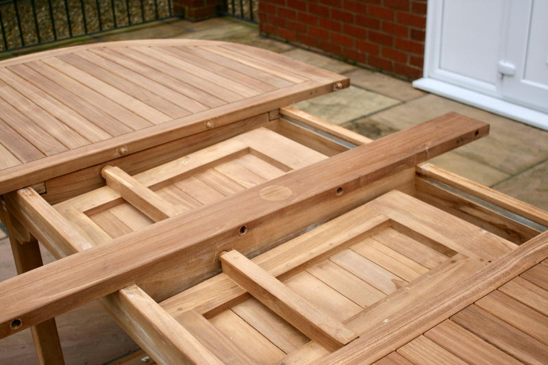 The Heritage Teak Extending Dining Table