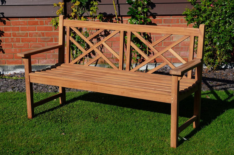 Mayfair Teak Bench | 3 Seater