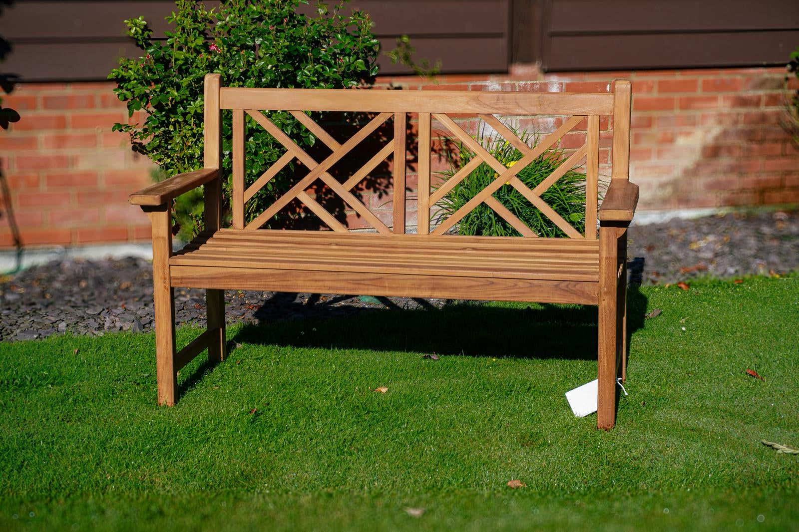 Mayfair Teak Wood Garden Bench | 2 Seater