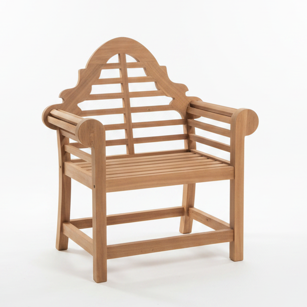 Luytens Teak Wood Outdoor Armchair