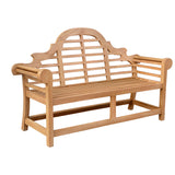 The Sissinghurst Lutyens Teak Wood Garden Bench | 3 Seater