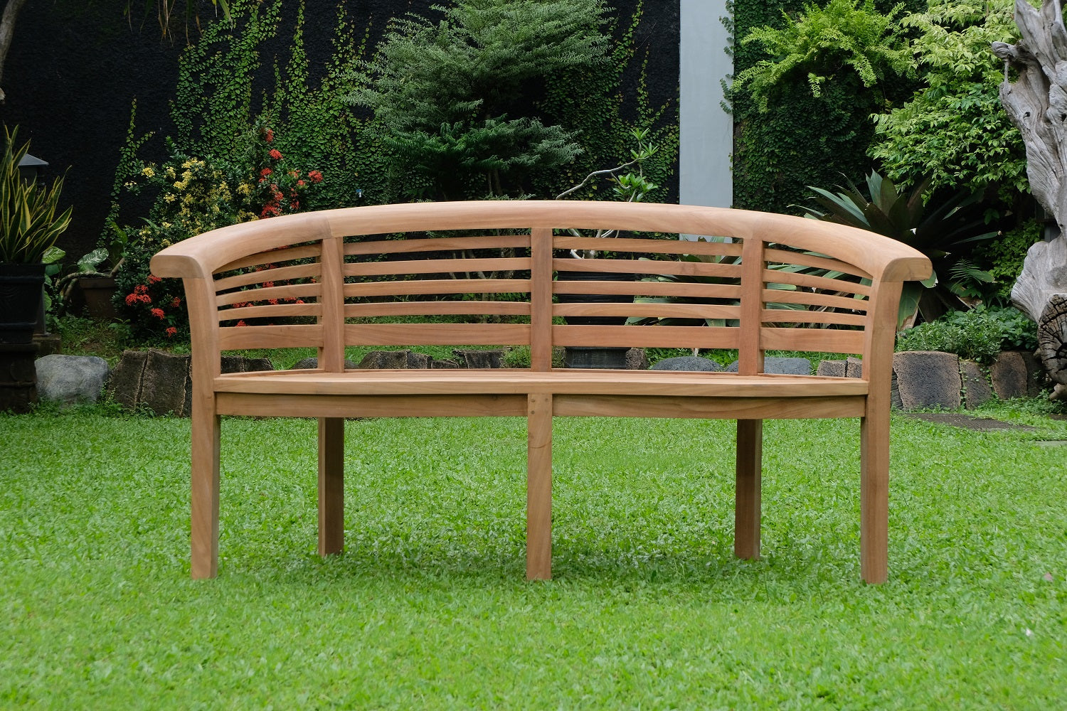 Churchill Teak Wood Garden Bench | 3 Seater