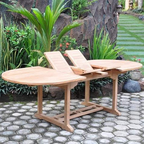 The Heritage Teak Extending Dining Table